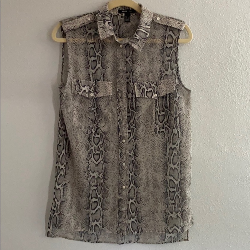 Blouse by Mango suit collection